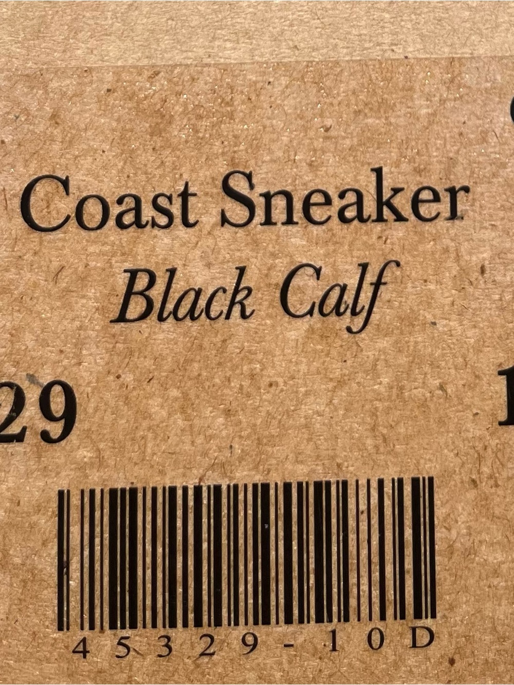 Coast Sneaker Black Calf Men’s Sneakers - Picture 1 of 9